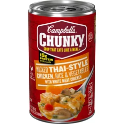 Campbell's Wicked Thai Style Chicken with Rice and Vegetables Soup