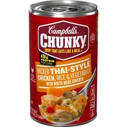 Campbell's Wicked Thai Style Chicken with Rice and Vegetables Soup