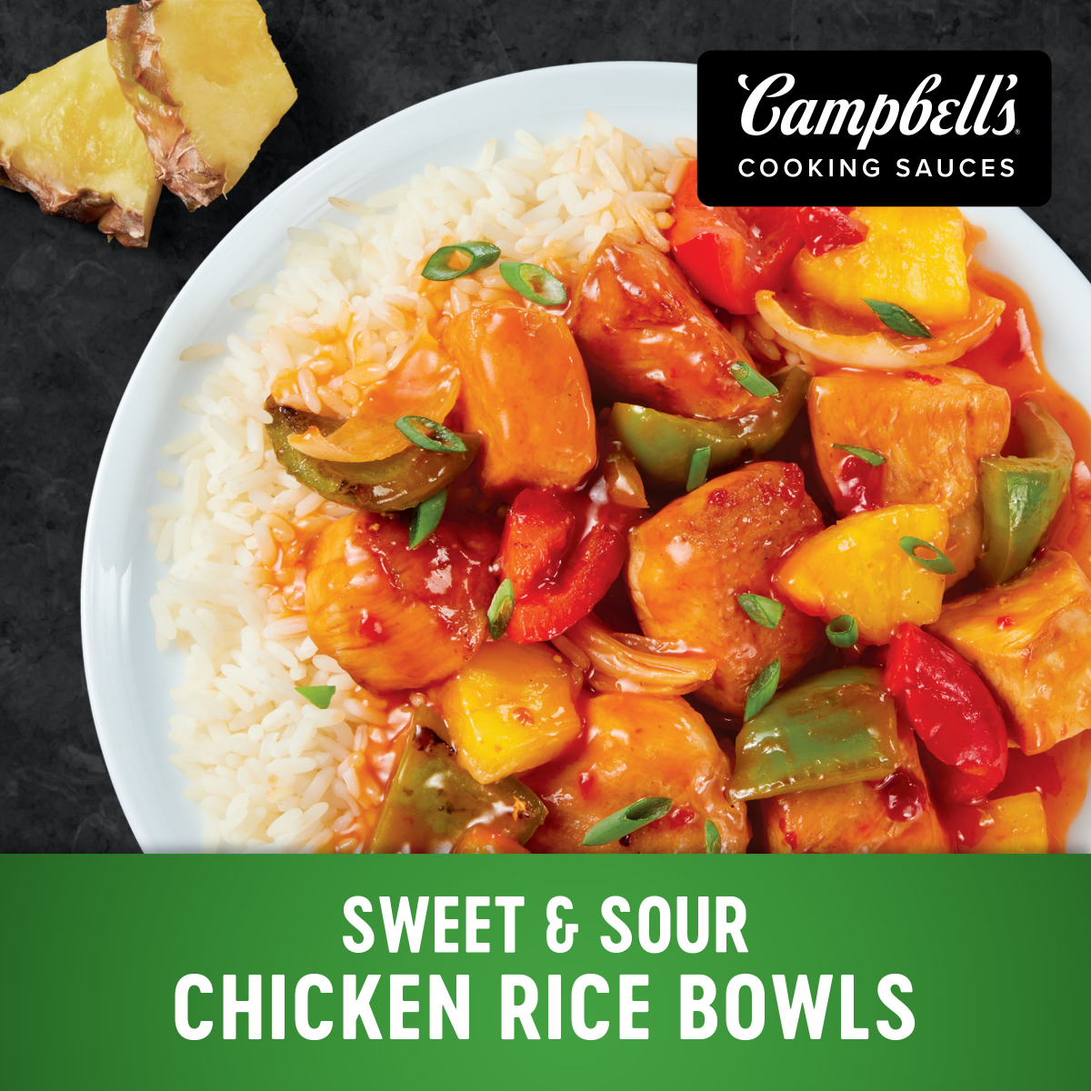 slide 2 of 8, Campbell's Tangy Sweet and Sour Cooking Sauce, 11.000 oz