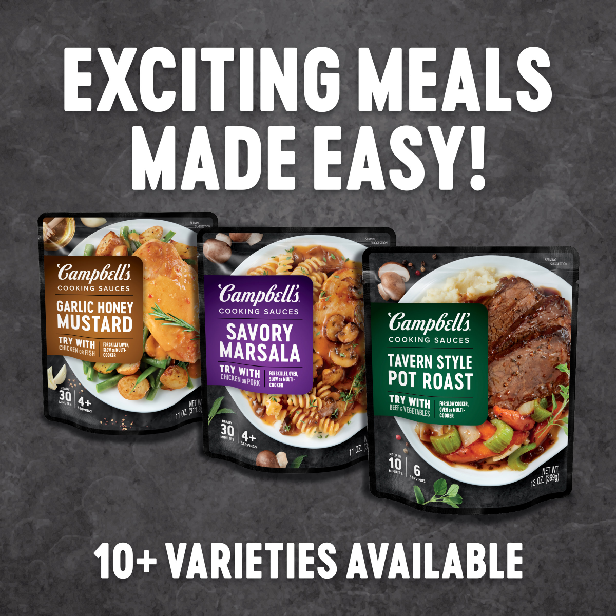 slide 7 of 8, Campbell's Tangy Sweet and Sour Cooking Sauce, 11.000 oz