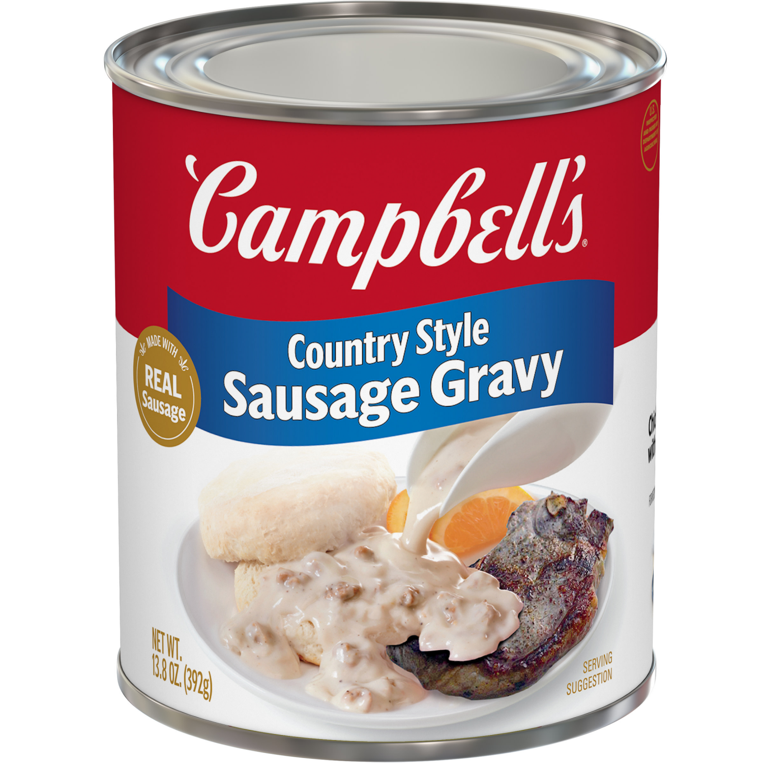 slide 1 of 5, Campbell's Country Style Sausage Gravy, 13.800 oz