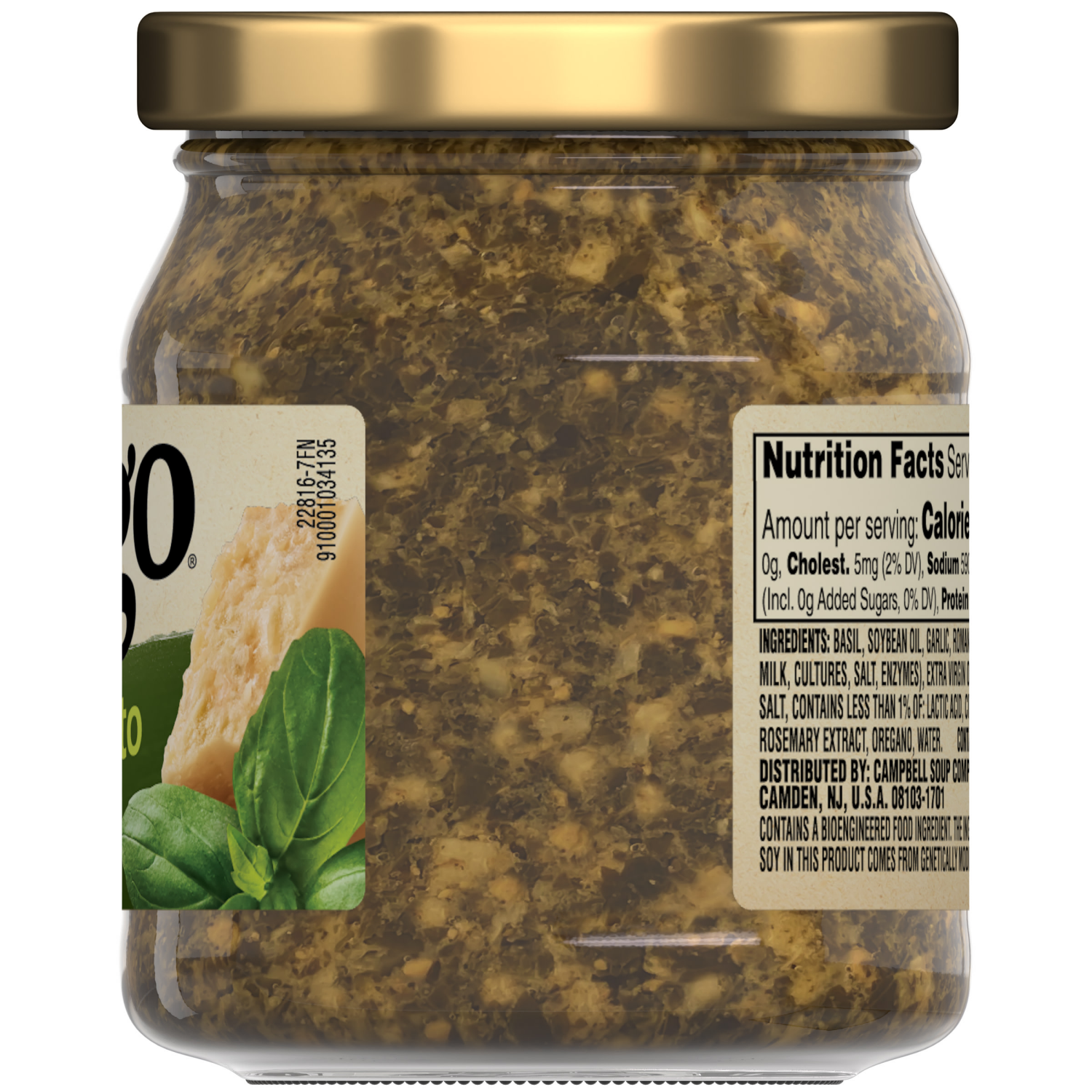 slide 2 of 8, Prego Basil Pesto Sauce, 8.000 oz