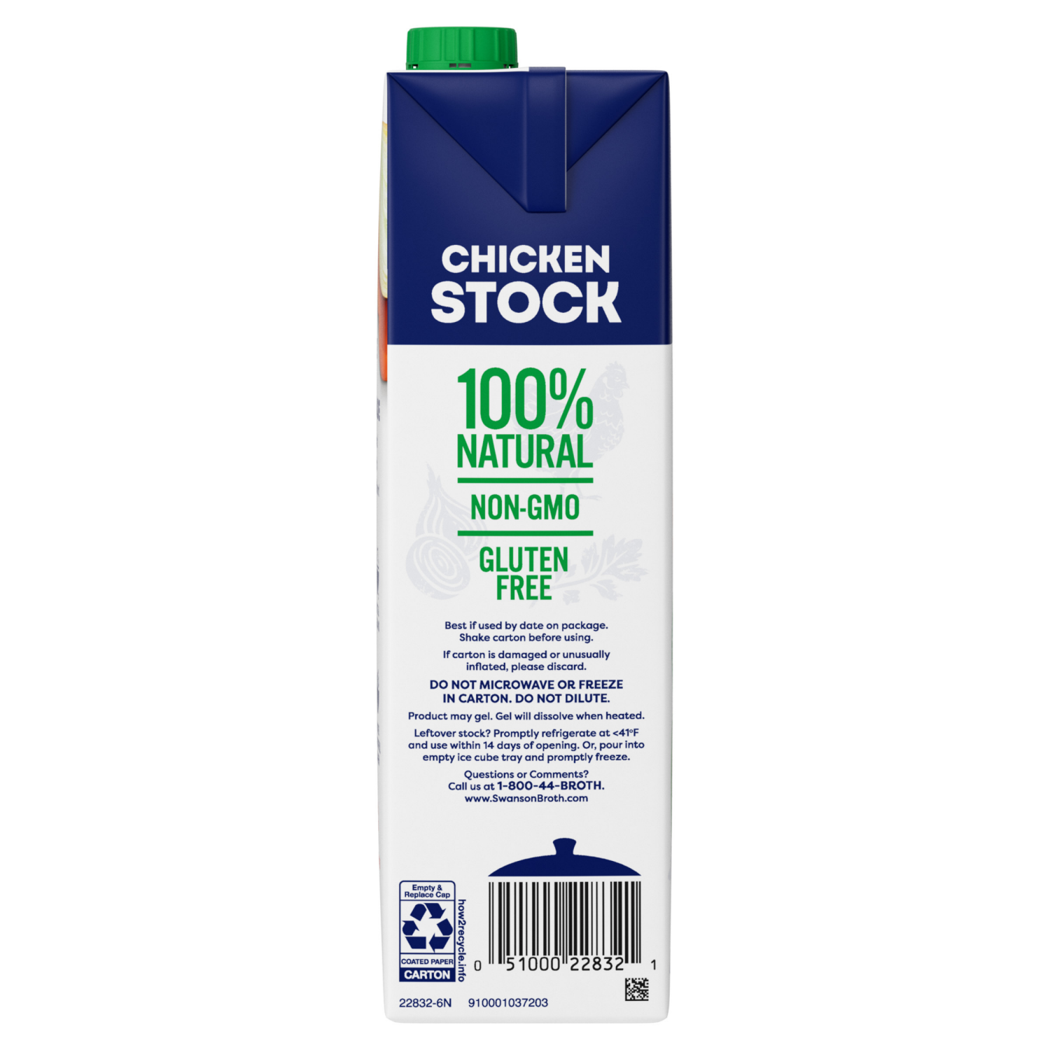 slide 3 of 8, Swanson Organic Chicken Stock, 32 oz Carton, 32 oz