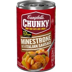 Campbell's Minestrone Soup with Italian Sausage