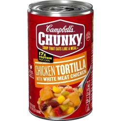 Campbell's Chicken Tortilla Soup with Grilled White Meat Chicken