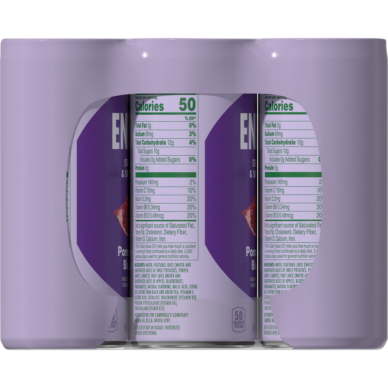 slide 2 of 8, V8 Energy Pomegranate Blueberry Energy Drink, 8 fl oz Can (12 Pack), 12 ct; 8 fl oz