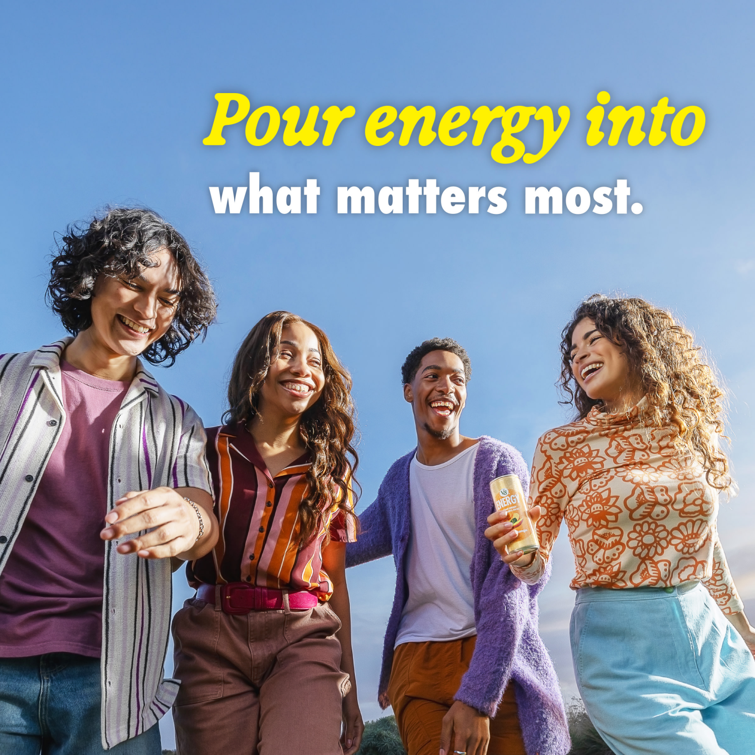 slide 6 of 8, V8 Energy Pomegranate Blueberry Energy Drink, 8 fl oz Can (12 Pack), 12 ct; 8 fl oz