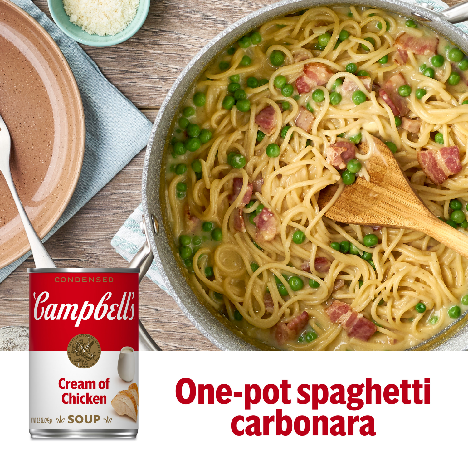 slide 7 of 8, Campbell's Condensed Cream of Chicken Soup, 10.5 oz Can (4 Pack), 42.000 oz