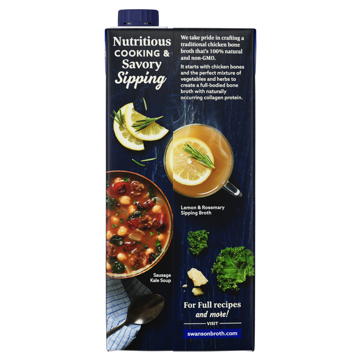 slide 3 of 5, Swanson Chicken Bone Broth, 32.000 oz