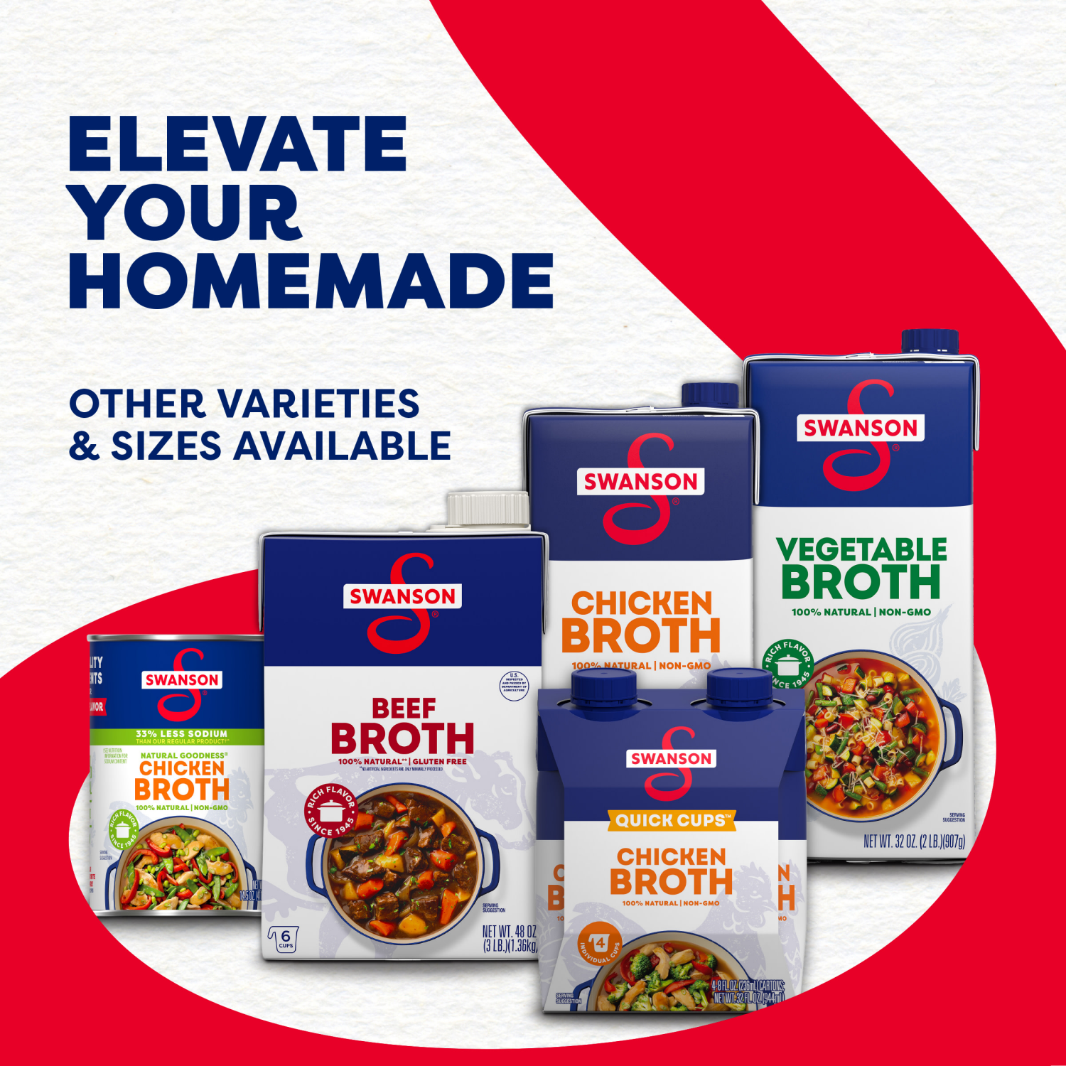 slide 5 of 5, Swanson Chicken Bone Broth, 32.000 oz