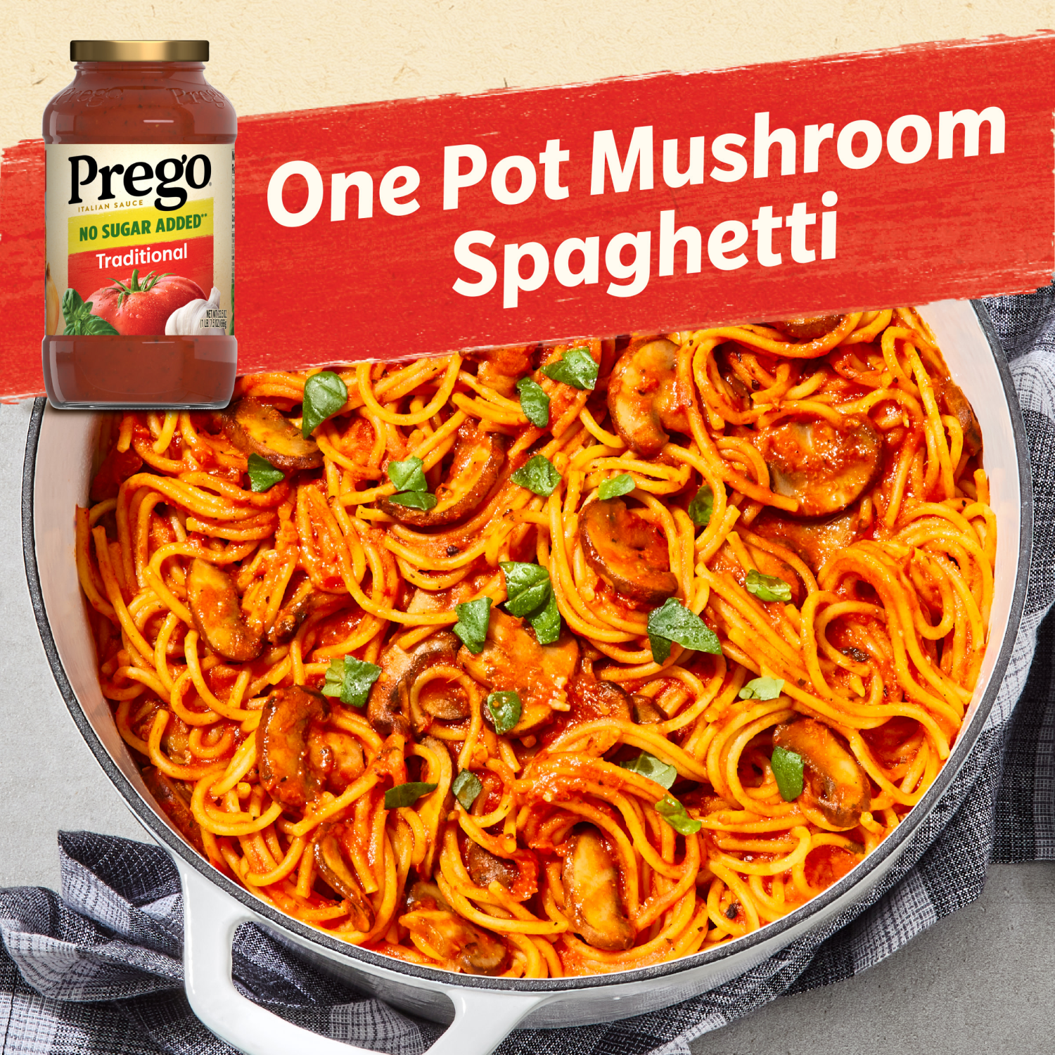 slide 6 of 8, Prego Traditional No Sugar Added Pasta Sauce, 23.500 oz