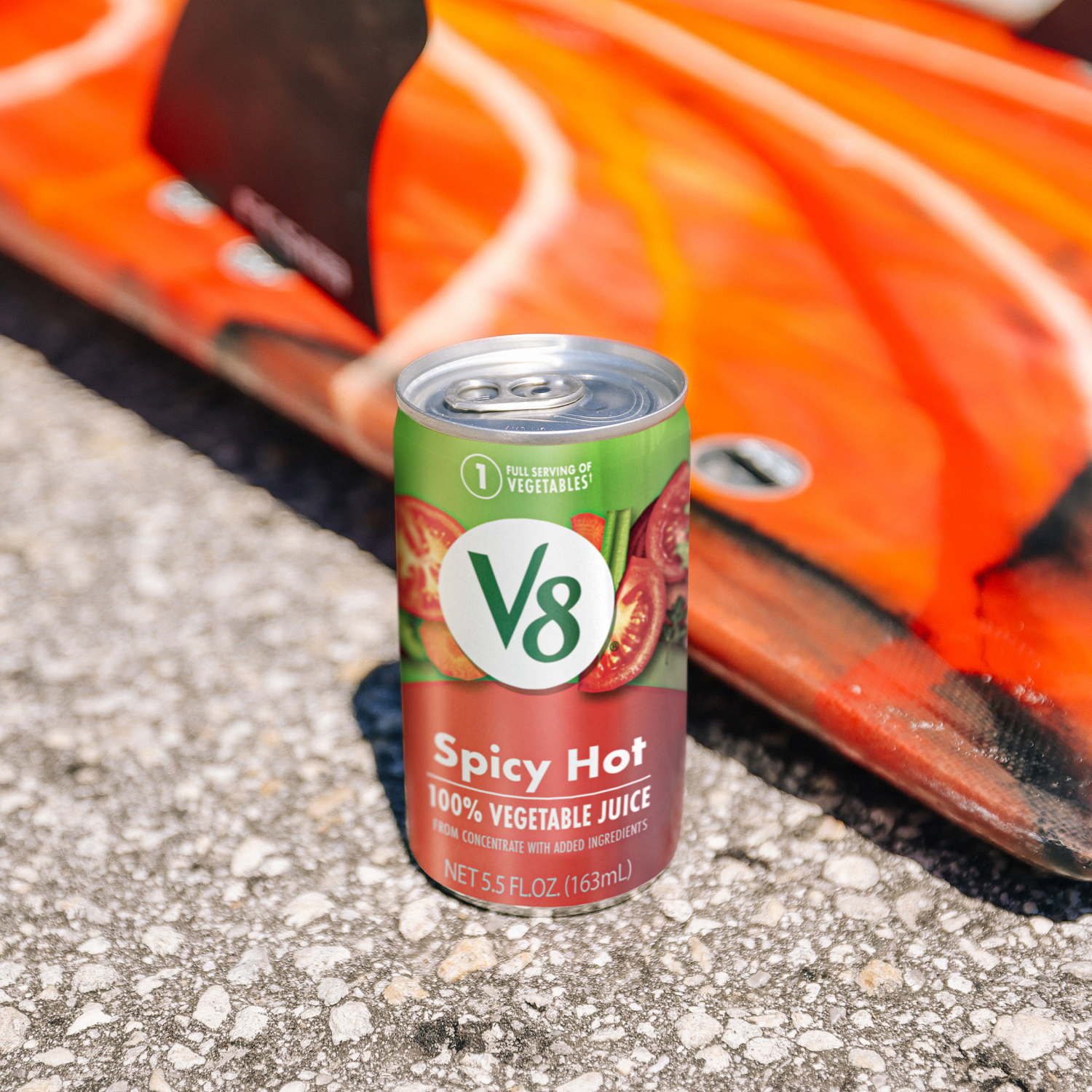 slide 4 of 5, V8 Spicy Hot 100% Vegetable Juice, 44.000 fl oz