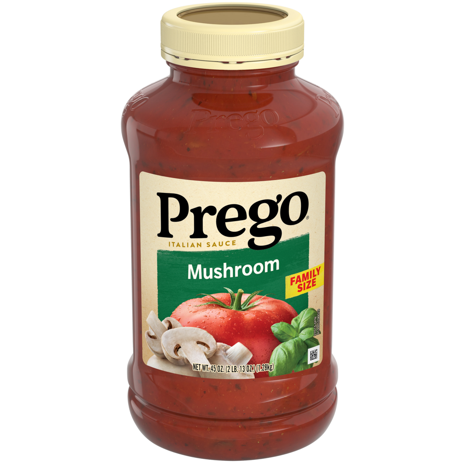slide 1 of 8, Prego Mushroom Pasta Sauce, 45.000 oz