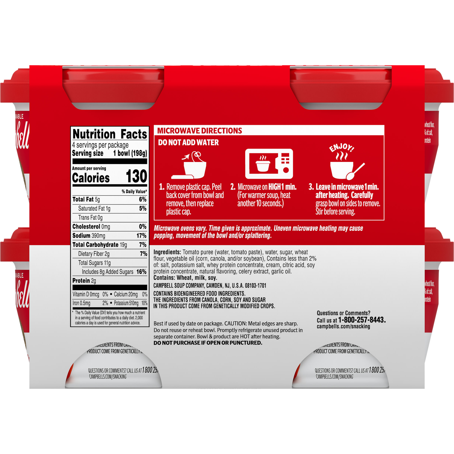 slide 2 of 7, Campbell's Creamy Tomato Soup, 28 oz