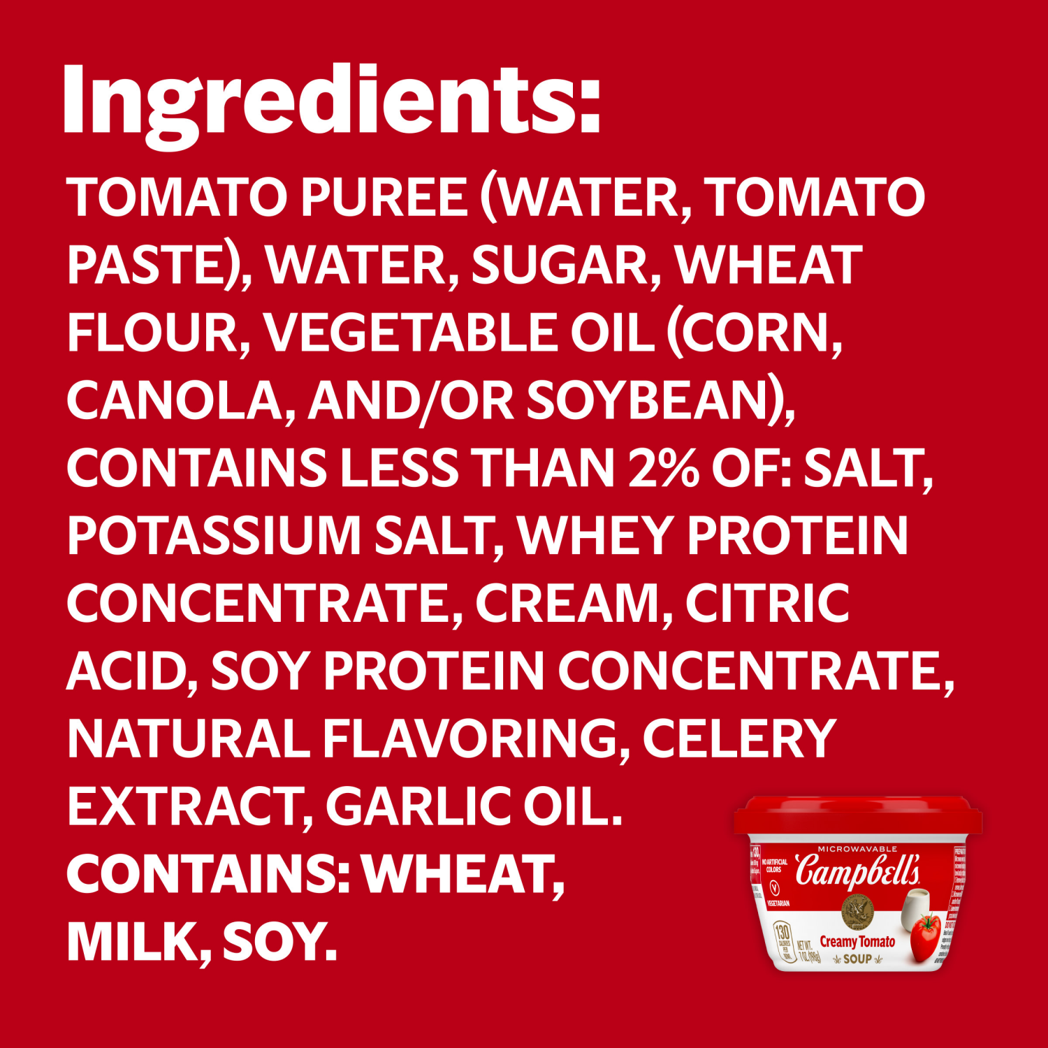 slide 3 of 7, Campbell's Creamy Tomato Soup, 28 oz