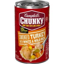 Campbell's Smoked Turkey with White and Wild Rice Soup