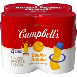 Campbell's Campbell’s Condensed Kids Double Noodle Soup, 10.5 oz Can (4 Pack)