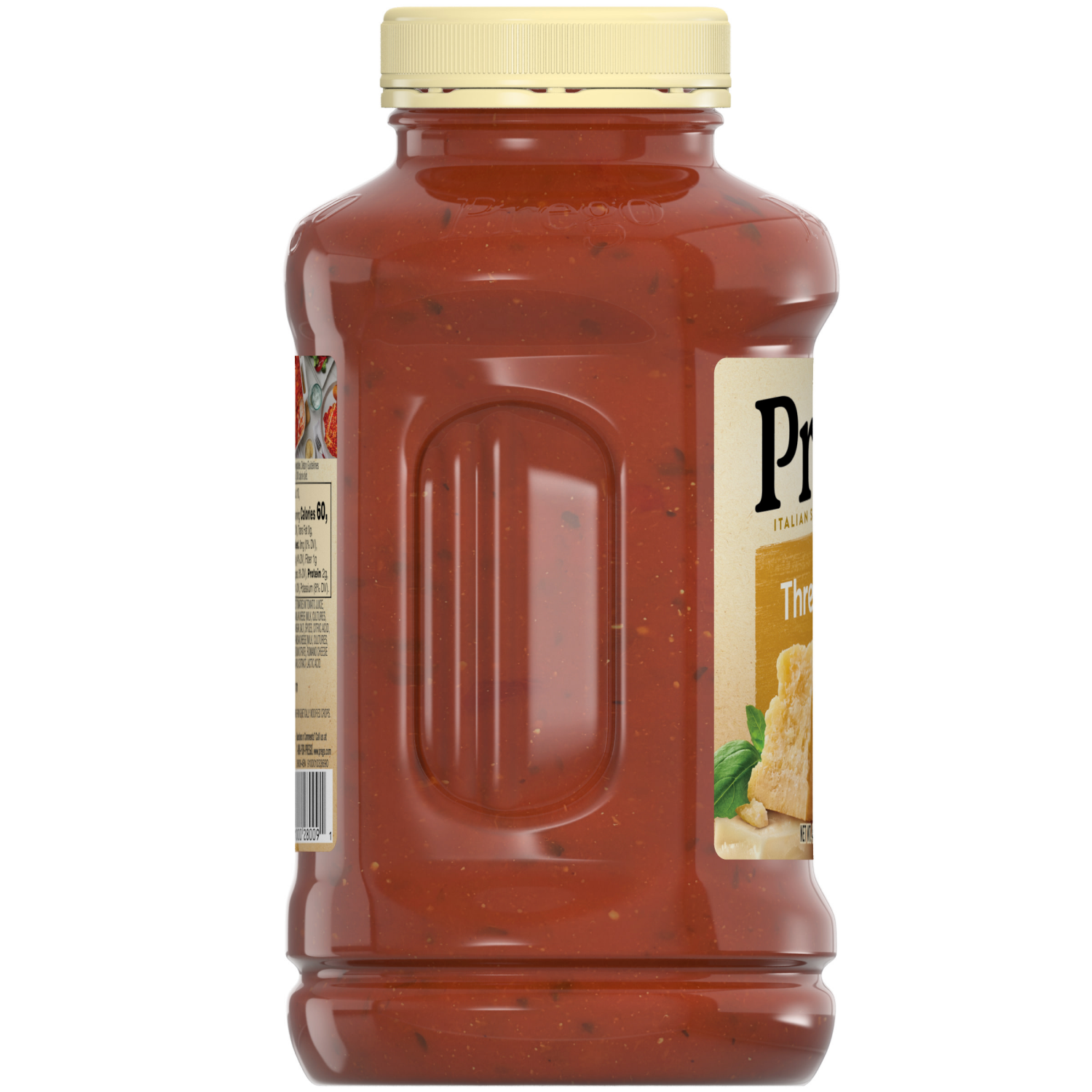 slide 3 of 8, Prego Three Cheese Pasta Sauce, 45.000 oz