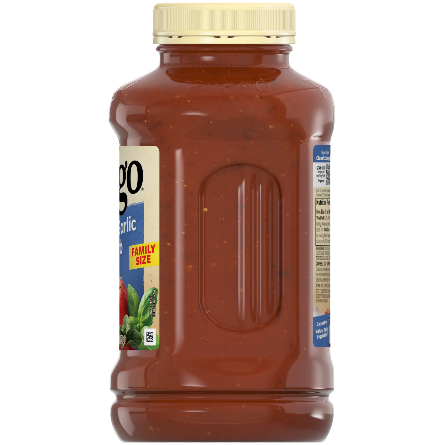 slide 2 of 8, Prego Roasted Garlic and Herb Pasta Sauce, 45.000 oz