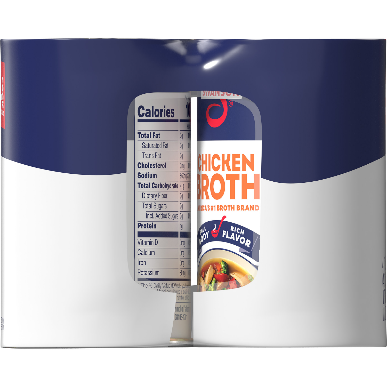 slide 3 of 8, Swanson Chicken Broth, 14.5 oz Can (Pack of 4), 58 oz