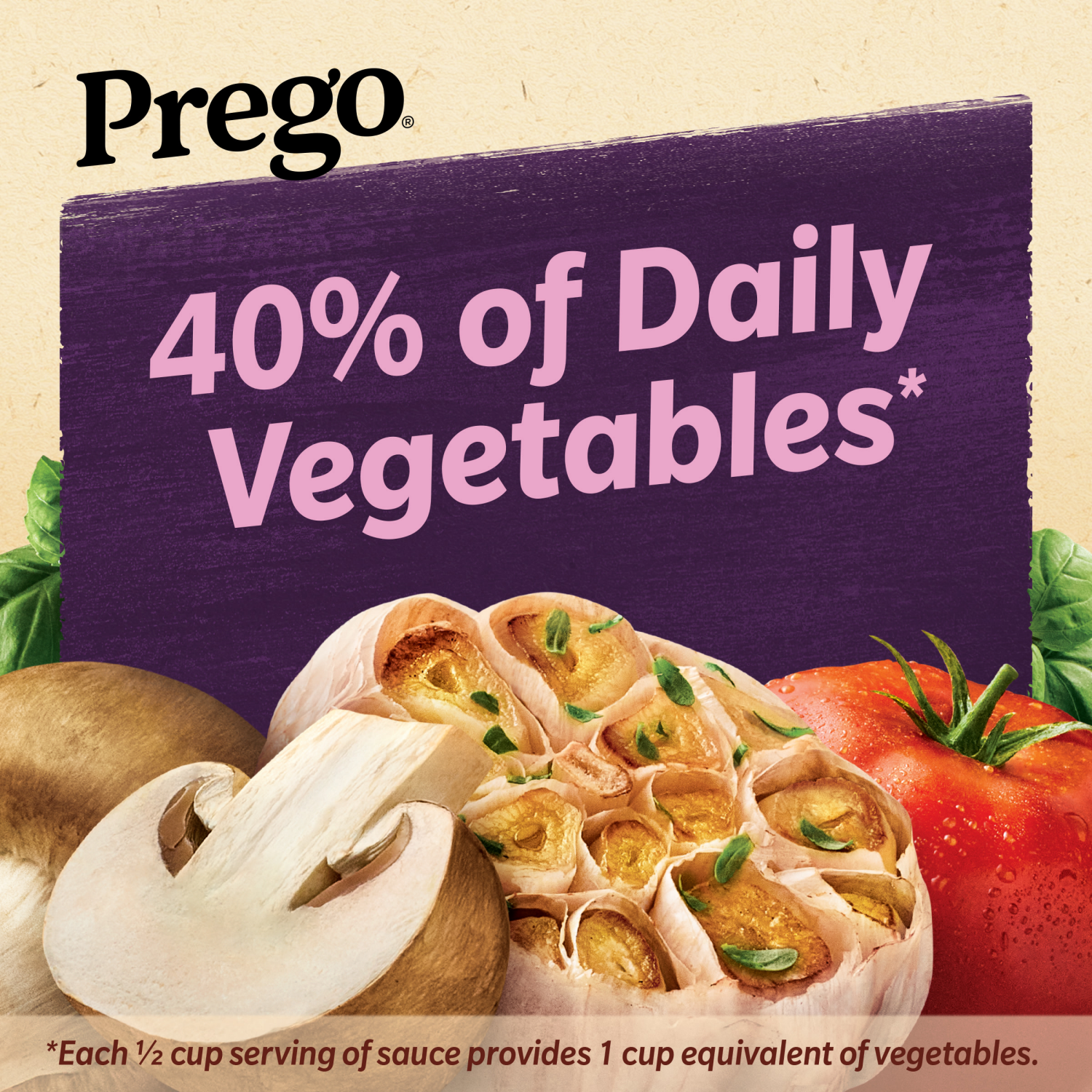 slide 7 of 8, Prego Cremini Pomodoro With Roasted Garlic Pasta Sauce, 23.5 oz Jar, 23.500 oz