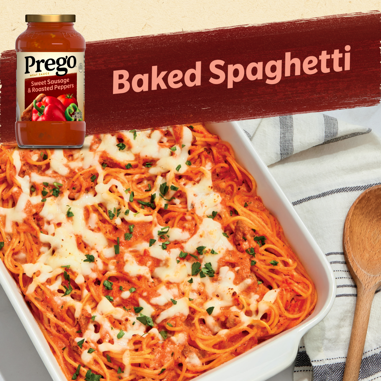 slide 6 of 8, Prego Sweet Sausage and Roasted Peppers Pasta Sauce, 23.500 oz