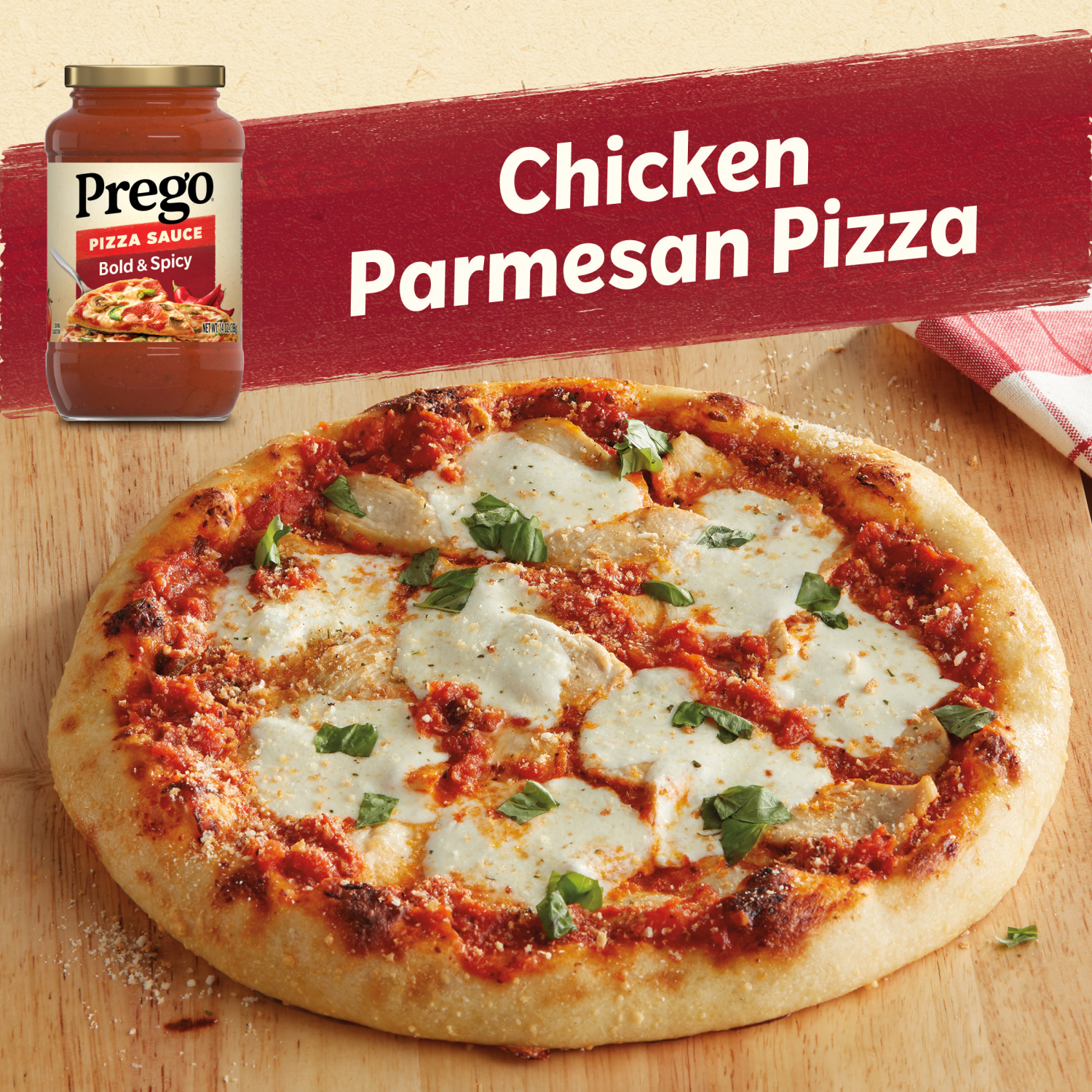 slide 6 of 8, Prego Bold and Spicy Pizza Sauce, 14 oz Jar, 14.000 oz