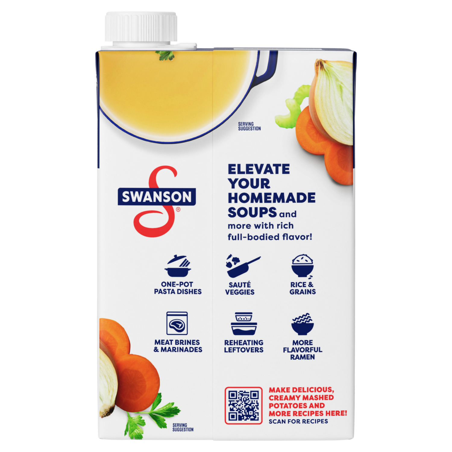 slide 3 of 5, Swanson Chicken Stock, 48 oz Carton, 48.000 oz