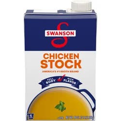 Swanson Chicken Stock, 48 oz Carton