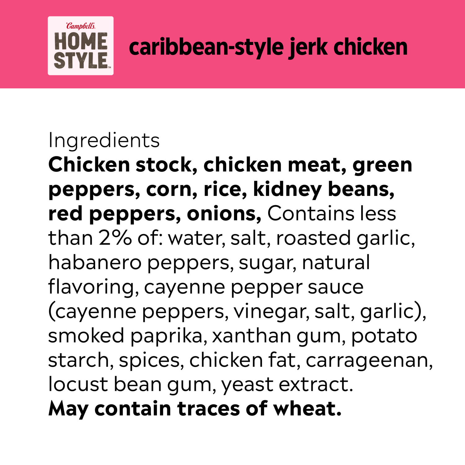 slide 2 of 3, CAMPBELLS Campbell's Homestyle Caribbean-Style Jerk Chicken Soup, 16.1 oz