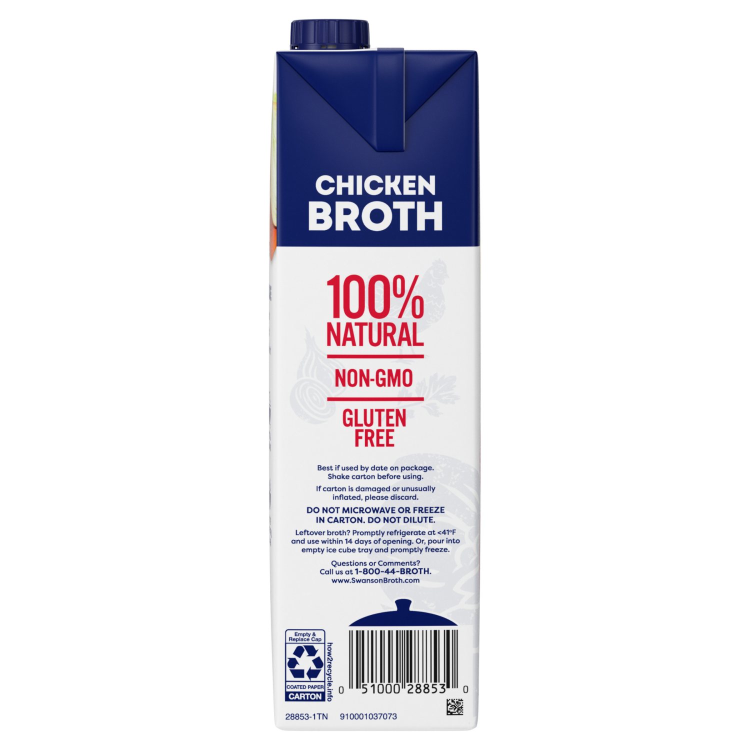 slide 3 of 8, Swanson 100% Natural Spicy Chicken Broth Carton, 32 oz
