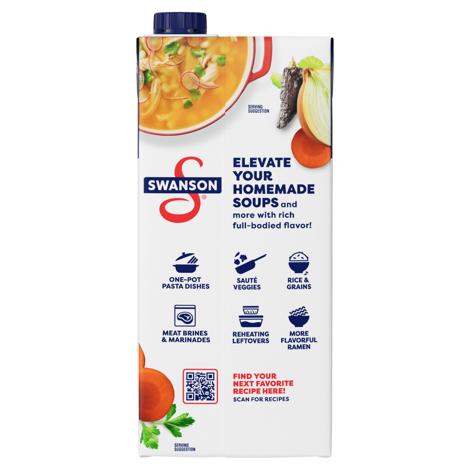 slide 5 of 8, Swanson 100% Natural Spicy Chicken Broth Carton, 32 oz