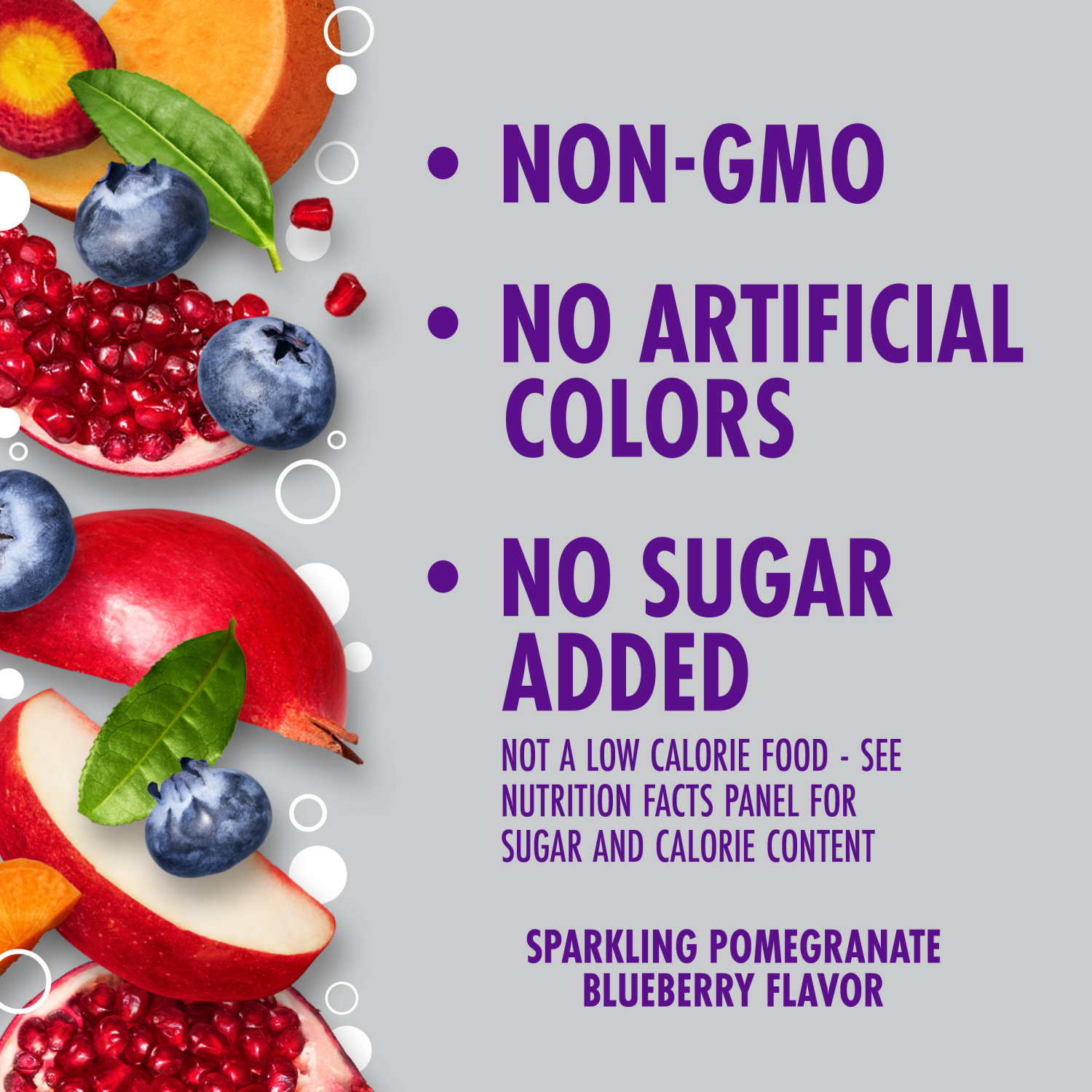 slide 3 of 8, V8 Sparkling Pomegranate Blueberry Juice Energy Drink, 11.5 oz