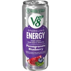 V8 Sparkling Pomegranate Blueberry Juice Energy Drink
