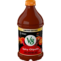 V8, 100% Vegetable Juice, Spicy Chipotle, Medium