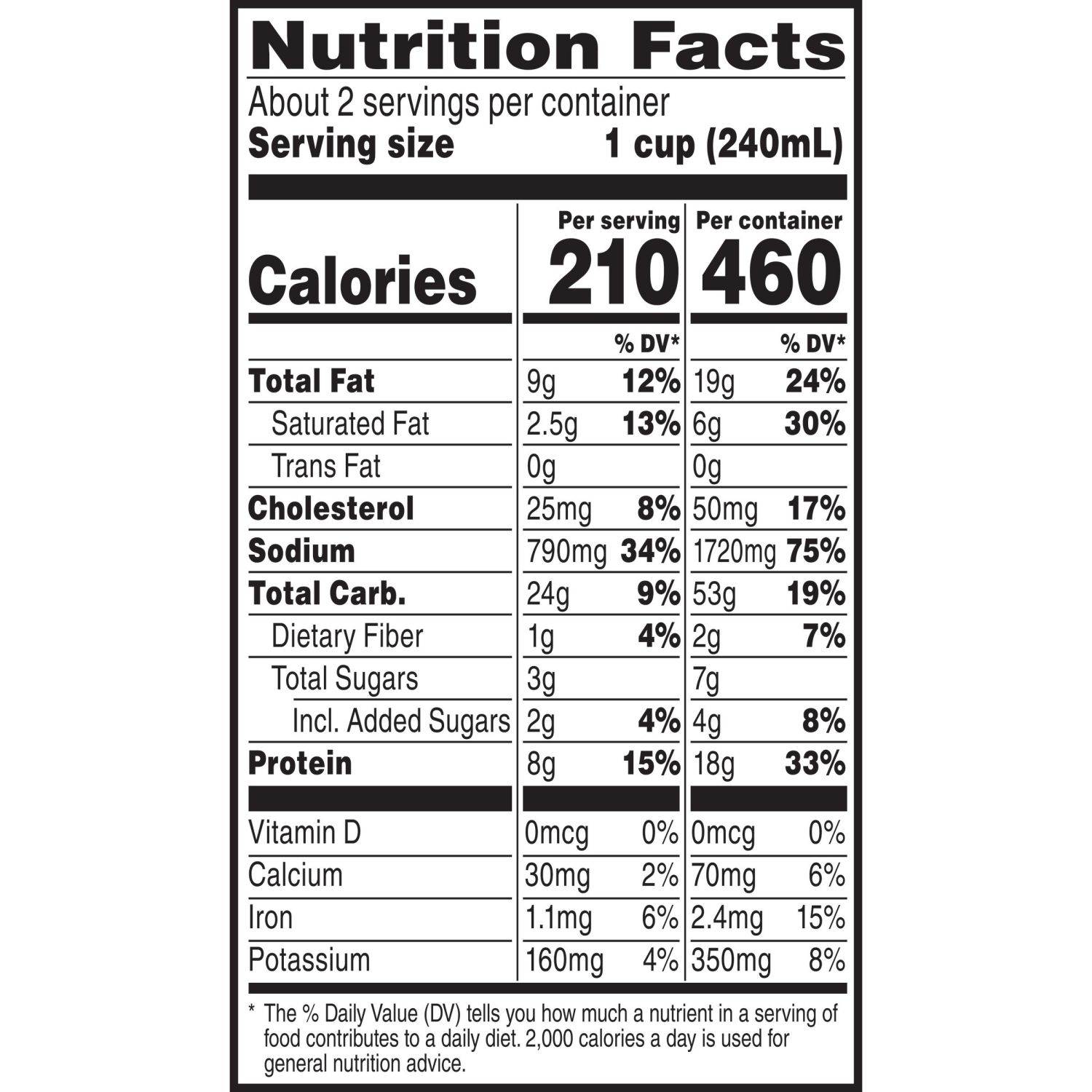 slide 6 of 6, Campbell's Campbell’s Chunky Buffalo-Style Chicken Mac Soup, 18.8 oz Can, 18.800 oz