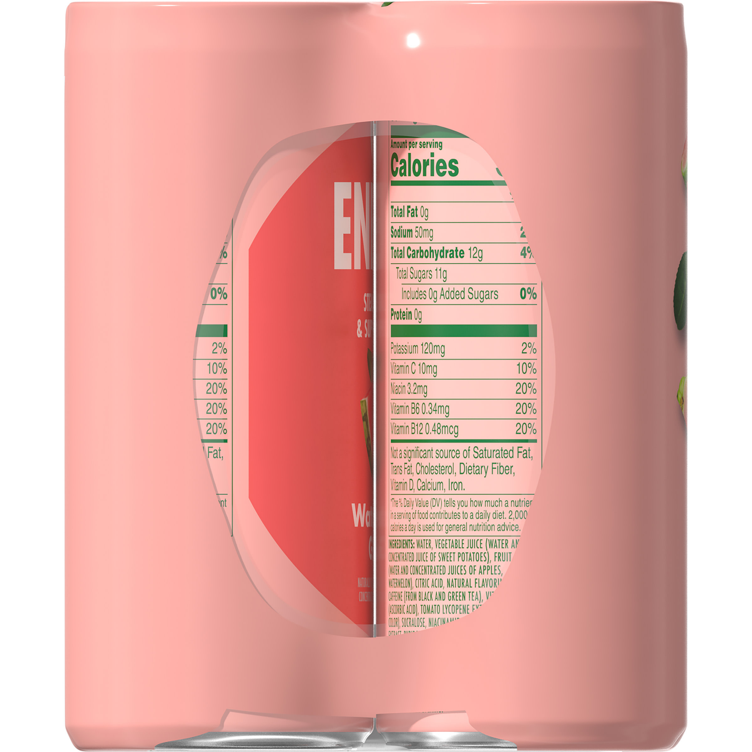 slide 2 of 8, V8 Energy Watermelon Guava Energy Drink, 8 fl oz Can (6 Pack), 48 fl oz