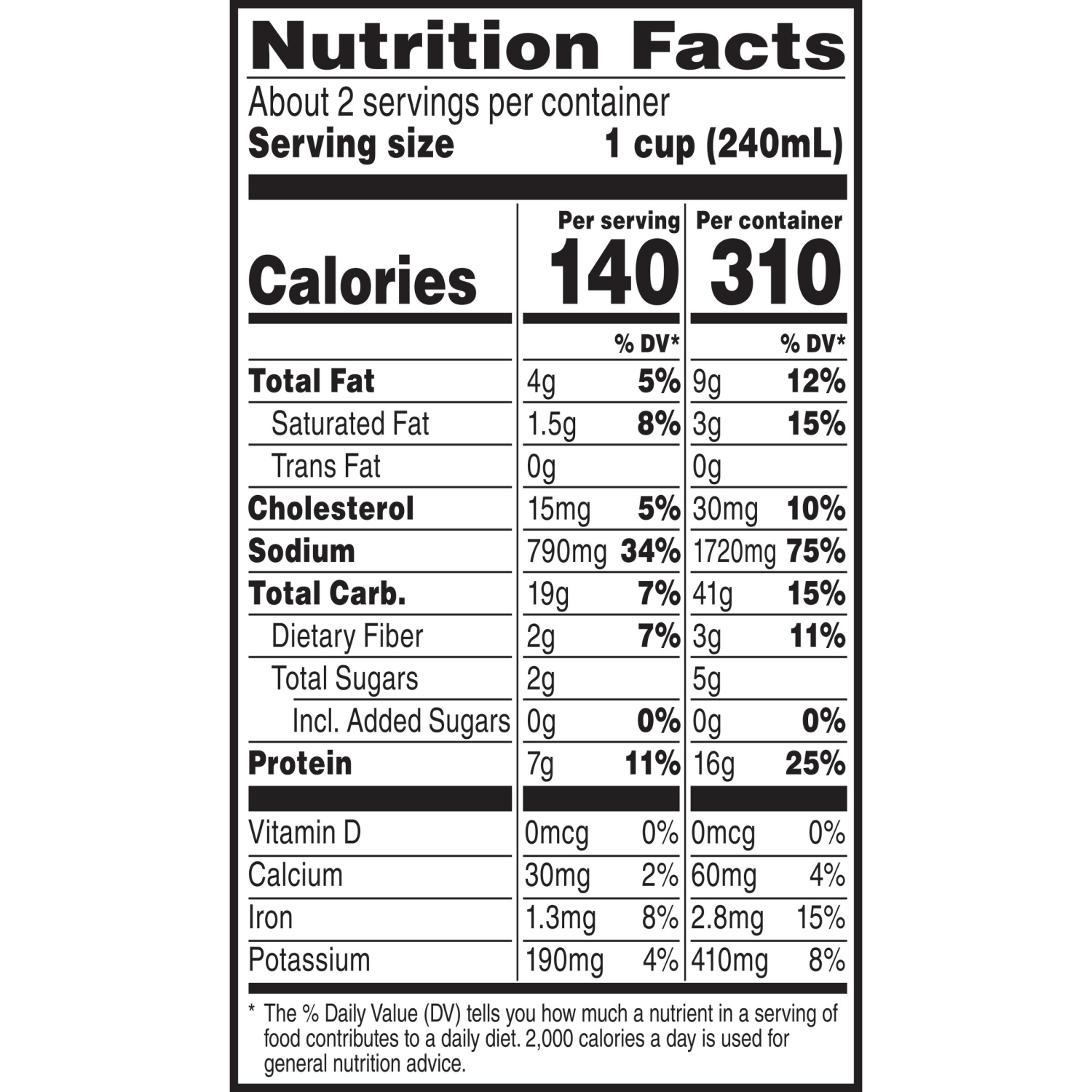 slide 5 of 6, Campbell's Campbell’s Chunky Beefy Mac Soup, 18.8 oz Can, 18.800 oz