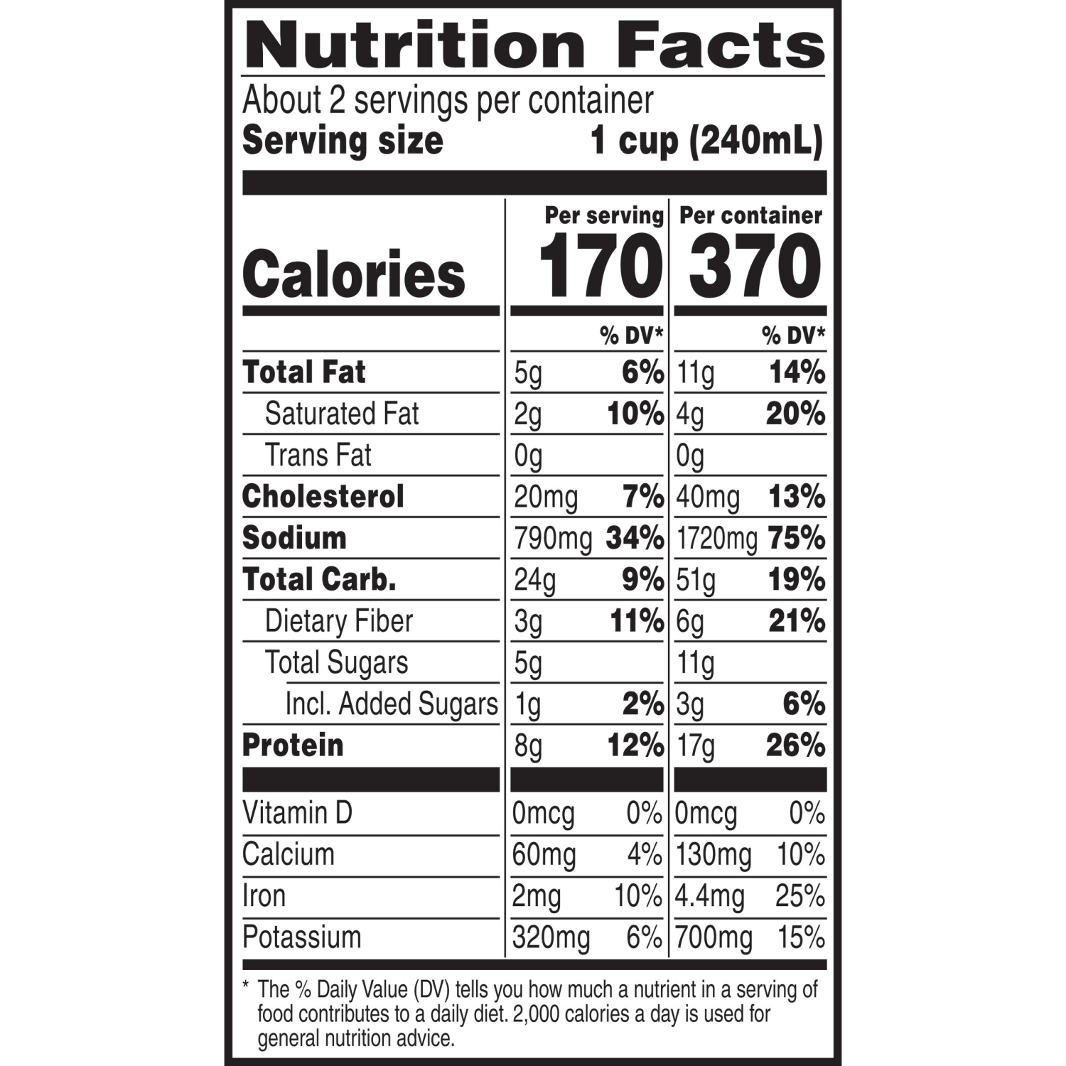 slide 3 of 6, Campbell's Campbell’s Chunky Chili Dog Mac Soup, 18.8 oz Can, 18.800 oz