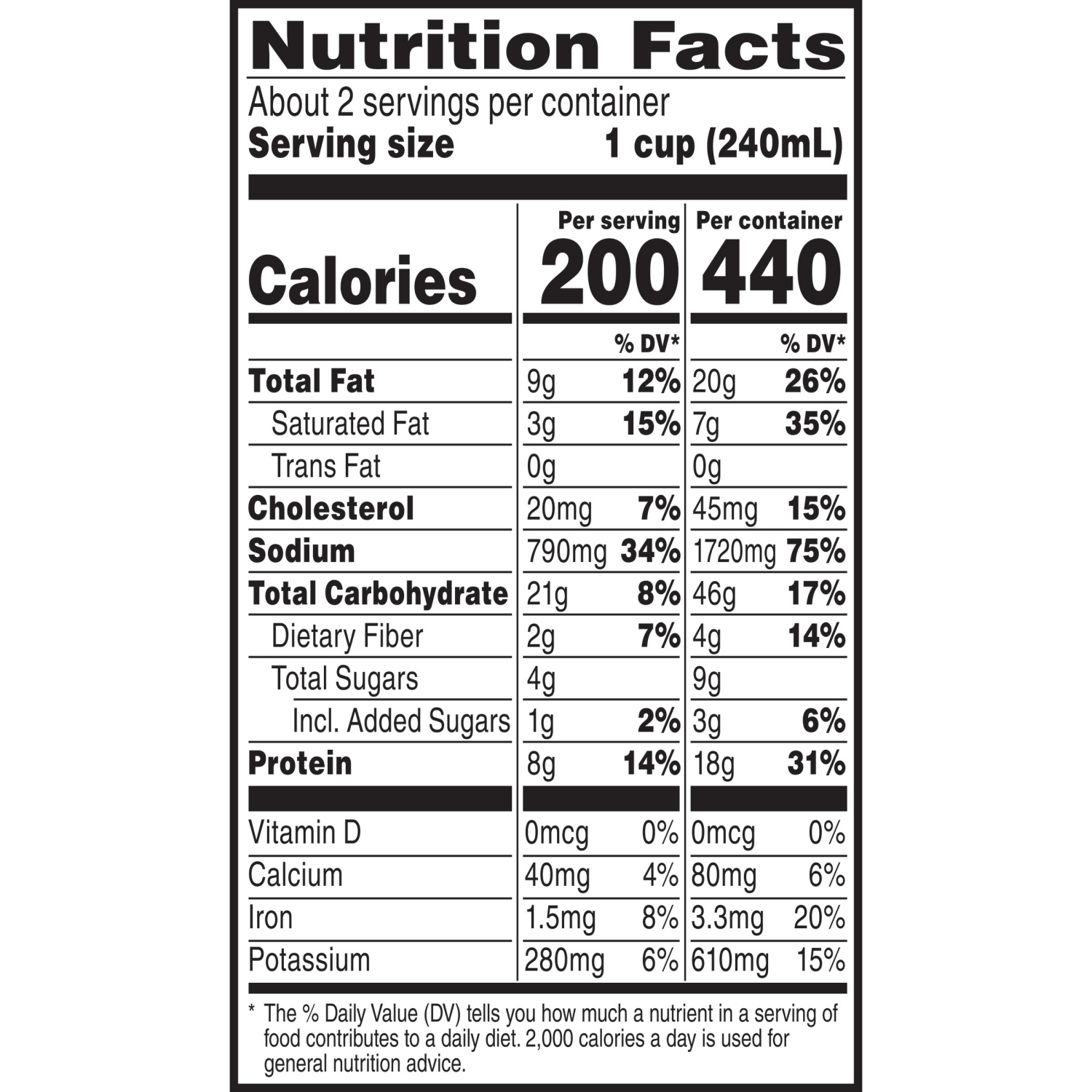 slide 2 of 6, Campbell's Campbell’s Chunky Spicy Sausage Mac Soup, 18.8 oz Can, 18.800 oz