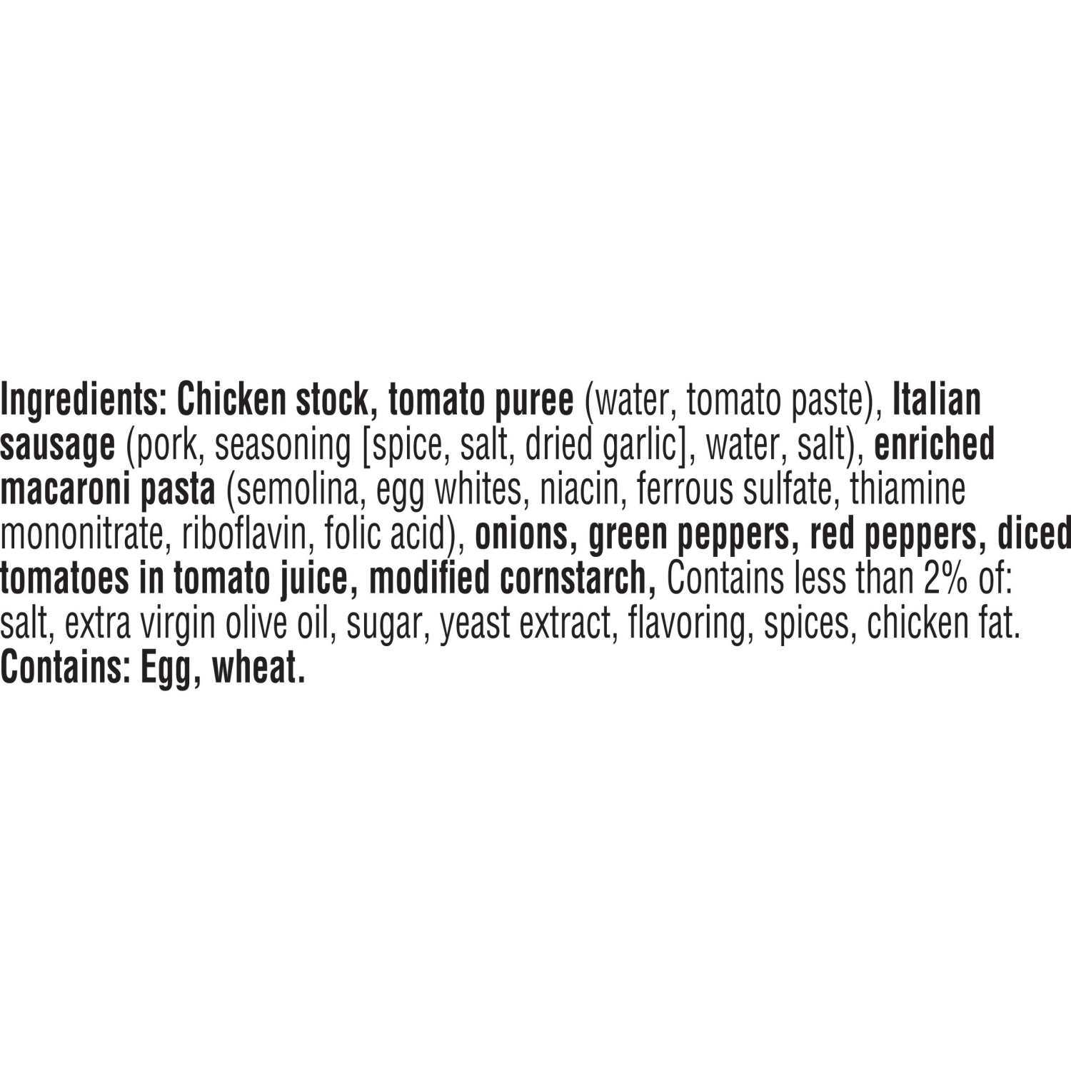 slide 3 of 6, Campbell's Campbell’s Chunky Spicy Sausage Mac Soup, 18.8 oz Can, 18.800 oz