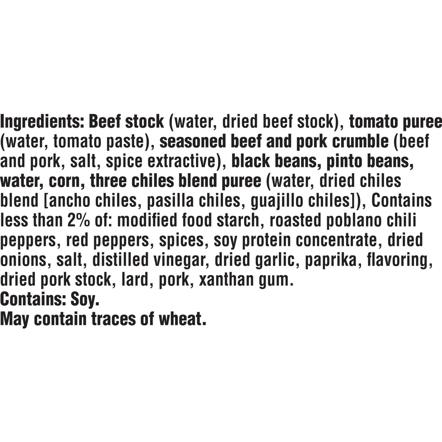slide 3 of 6, Campbell's Spicy Mexican-Style Chili With Beans, 19.000 oz