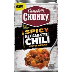 Campbell's Spicy Mexican-Style Chili With Beans