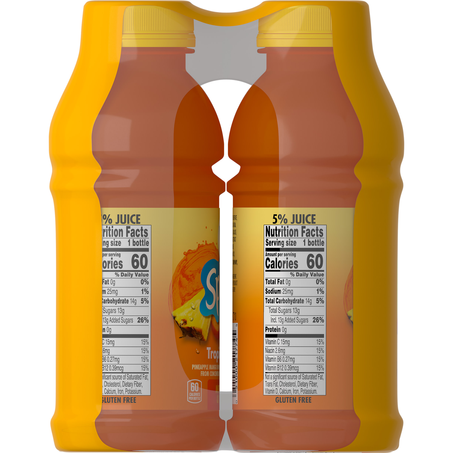 slide 4 of 8, V8 Splash Tropical Blend Flavored Beverage, 12 fl oz Bottle (6 Pack), 72 fl oz