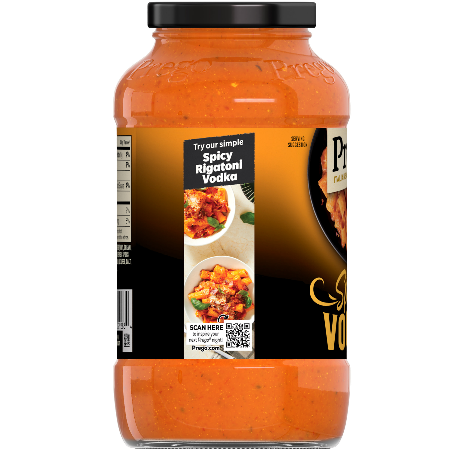 slide 3 of 8, Prego Spicy Vodka Sauce, 23.75 oz