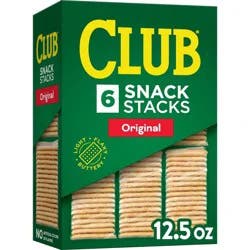 Club Snack Stacks Crackers Original - 12.5oz/6ct