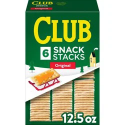 Club Snack Stacks Crackers Original - 12.5oz/6ct