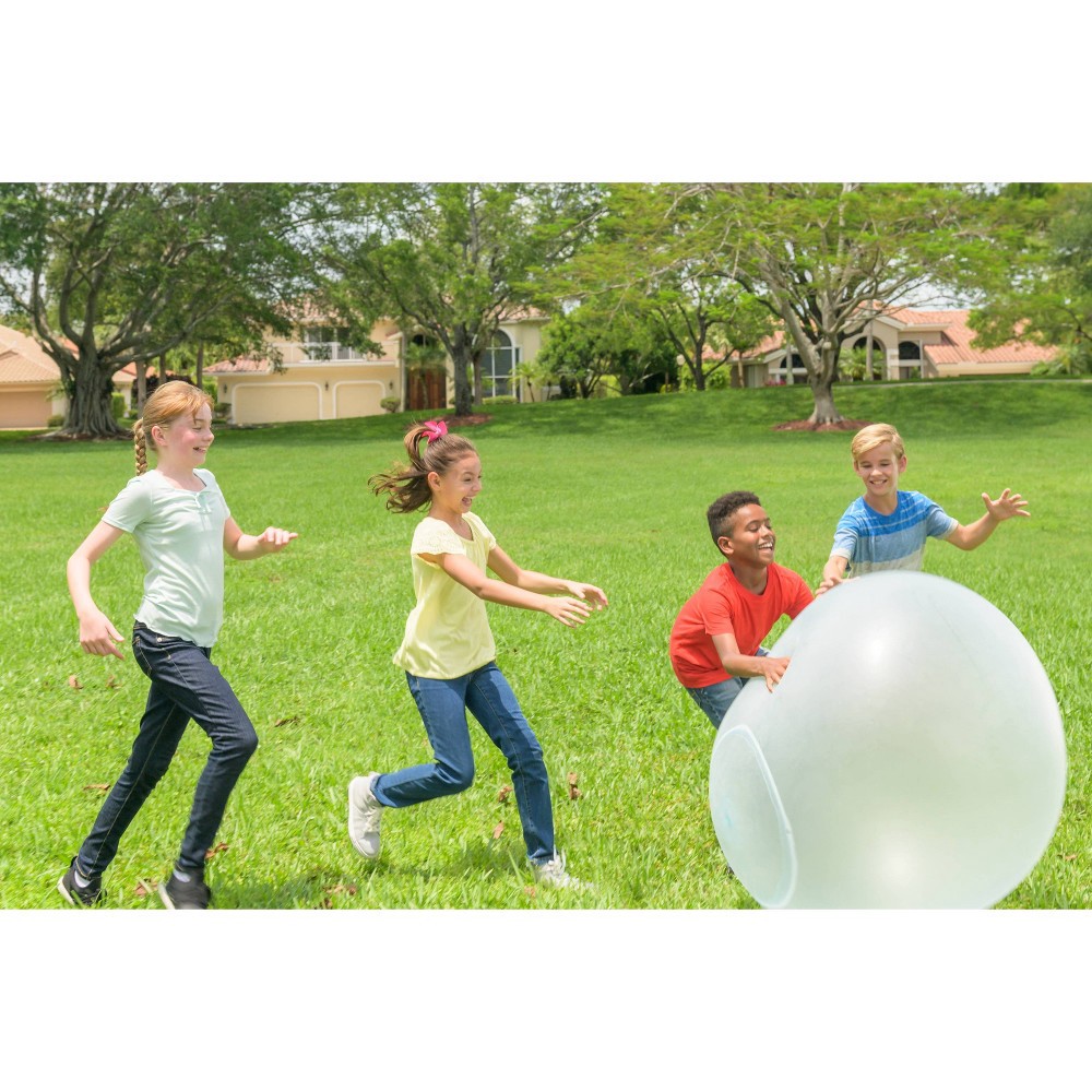 slide 2 of 4, The Amazing SUPER Wubble Bubble Ball with Pump - Blue, 1 ct