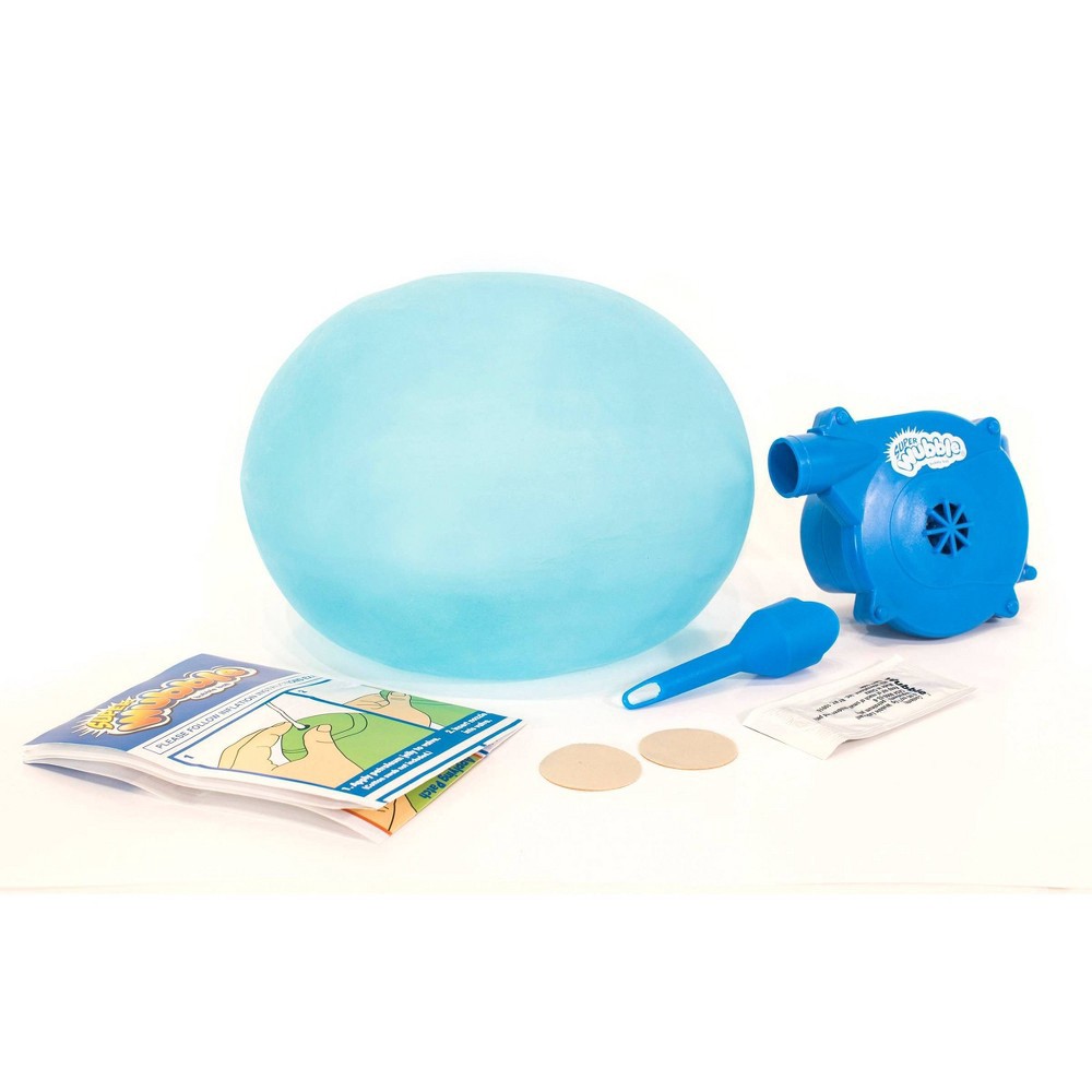 slide 3 of 4, The Amazing SUPER Wubble Bubble Ball with Pump - Blue, 1 ct