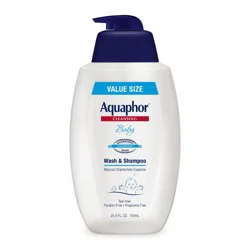 Aquaphor Unscented Baby Wash and Shampoo - 25.4oz